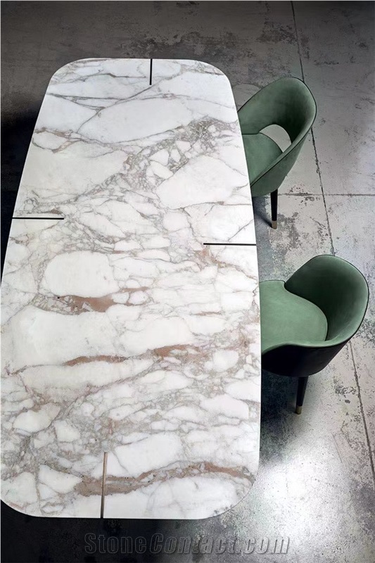 Interior Hotel Stone Furniture Marble Design Dining Table