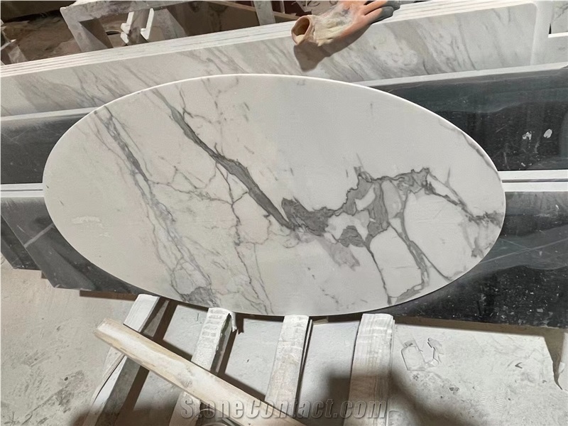 Interior Marble Dining Cafe Table Marquina Restaurant Table