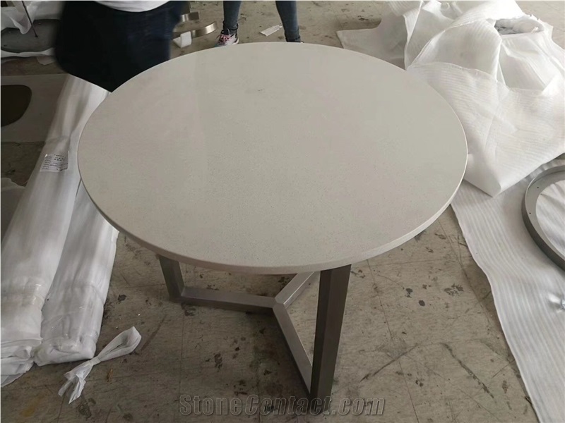Interior Stone Hotel Furniture Brass Band Marble Cafe Table