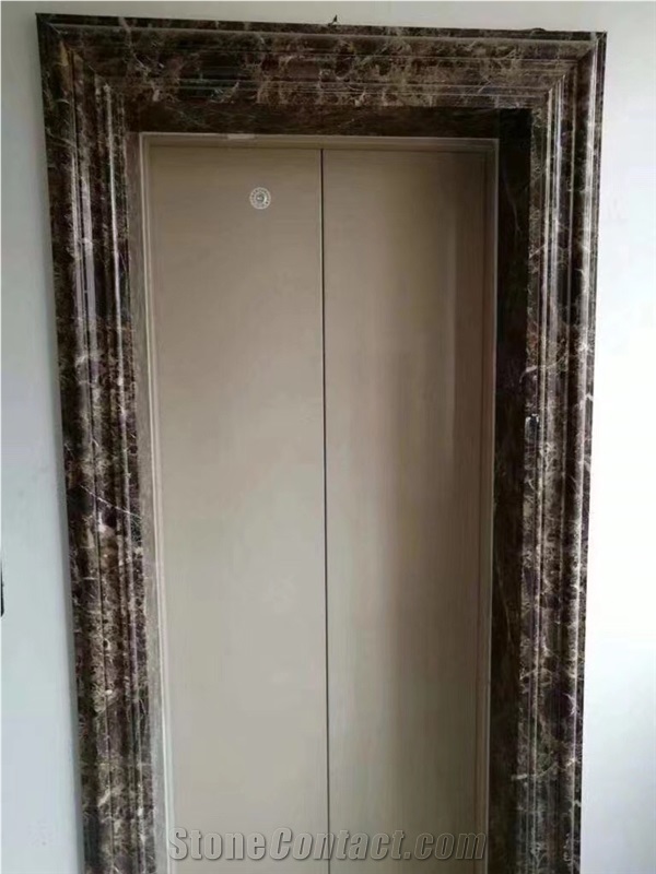 Marble Interior Skirting Boards Stone Elevator Door Arch
