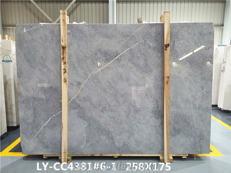 High Quality Polished Blue Savoy Marble For Wall Background