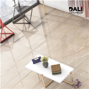 Crema Luna Polished Porcelain Tiles