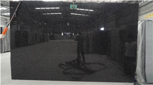Antique Black Granite Slab 1