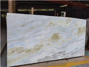 Arctic Blue Sky Marble