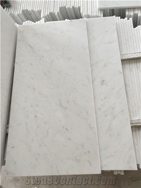 Italy Bianco Carrara White Marble Tile Carrara C Wholesale