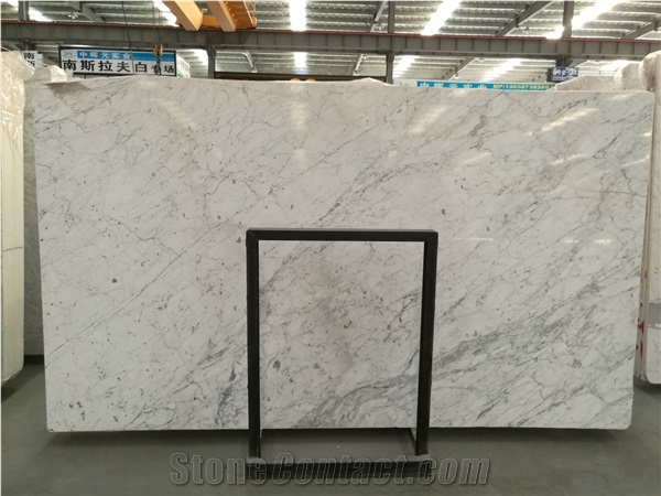 Popular Bianco Carrara White Marble Slab Carrara C Marble