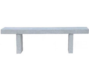 Popular Light Grey Granite Stone Bench Garden Bench