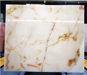 White Onyx Slab Multicolor Onyx Slab