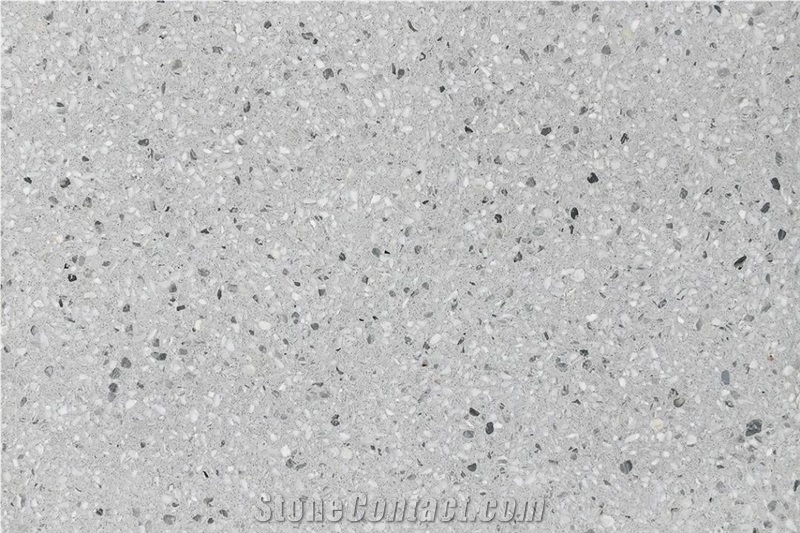 Grey Terrazzo Inorganic Stone Glass Tile