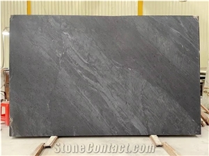 Galaxy Oro Natural Black Quartzite Honed Slab