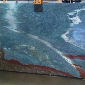 Luise Blue Quartzite Blue Van Gogh Quartize Slab Tile
