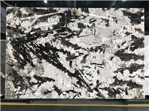 Silver Fox Granite Snow Mountain Brazil Granite Slab