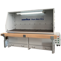Dust Suction Benches-Extraction Table With Cabin PURE BOX DRY