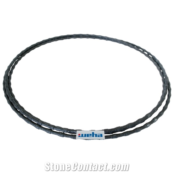 Diamond Wire 8,8 Mm Flexible Rubber Coated Diamond Wire Rope