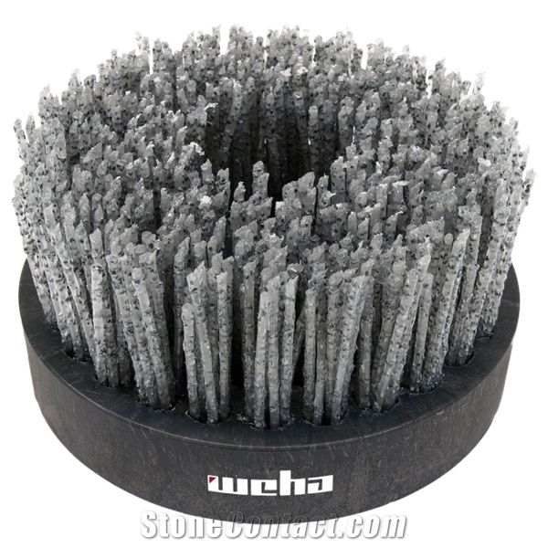 M14/ Snail Lock 100Mm Round Abrasive Brushes - Silicon Carbide Brush Gr-36