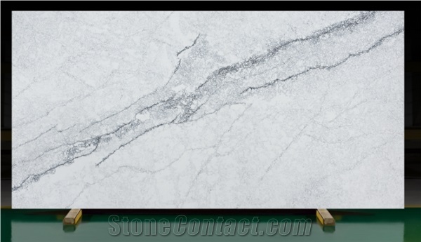 V8005 Quartz Stone,White,International General,Slabs