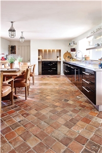 Antique Burgundy Terracotta Floor Tiles,Reclaimed Terracotta