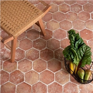 Marlborough Terracotta Hexagon Tiles