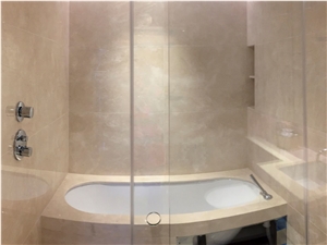 Crema Marfil Bathroom Renovation Project