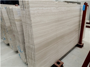 Filetto Light Wooden Vein Marble Slabs, Tiles Vein Cut