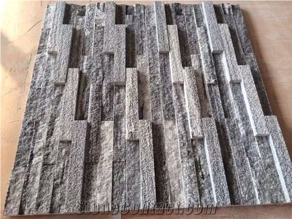 G302 Granite Culture Stone Build Wall Tiles Split Surface