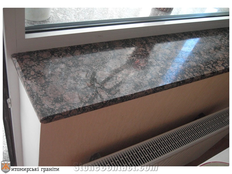 Korninskiy Granite Leopard Rose Granite Window Sills