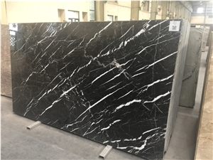 Alanya Black Marble Slabs