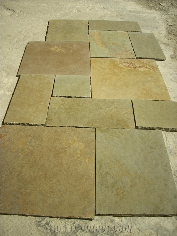 Kota Brown Limestone Patio Paving Tiles