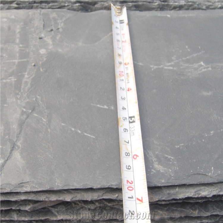 Cheaper China Black Slate Roofing Tile 40X20cm