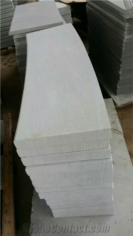 China Cheap Price White Color Sandstone