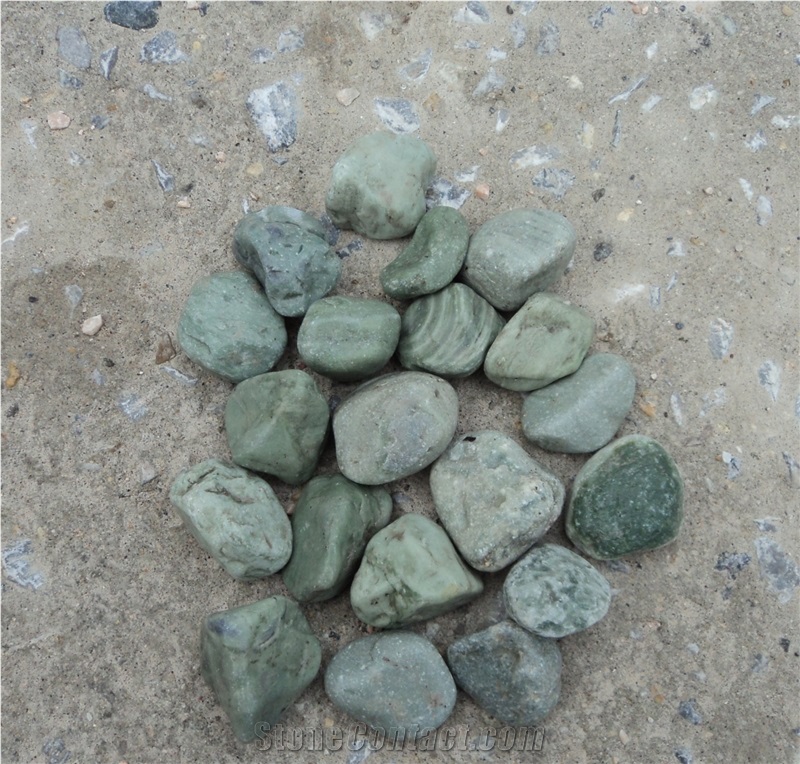 Coloured Mix Tumble Stone Pebbles For Landscaping
