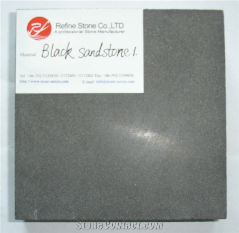 Hot Sale Cheap Price Natual Black Sandstone