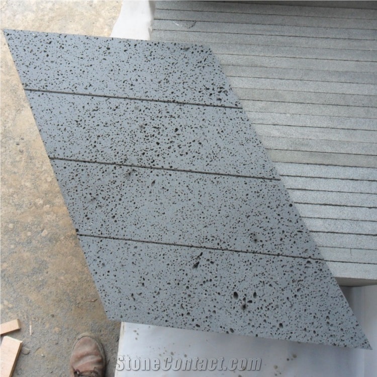 Natural  Basalt  Walkway Paver Stone For Garden Pavement