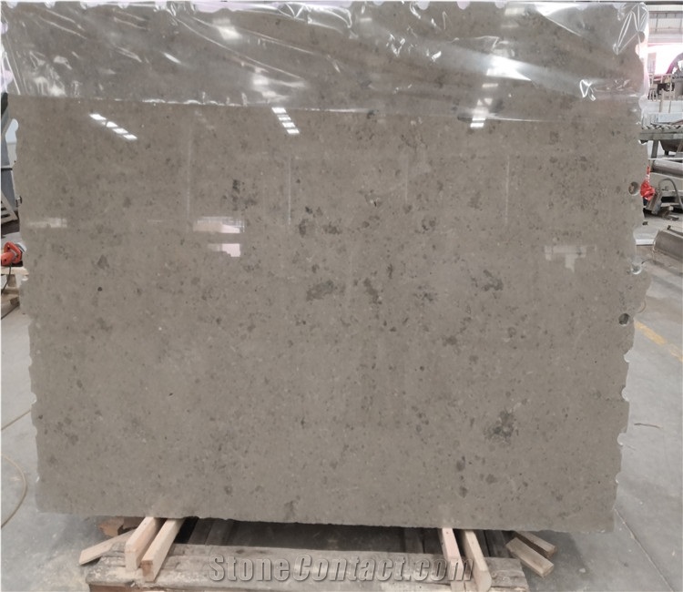 Natural Grey Limestone Slabs For Interior Decoration