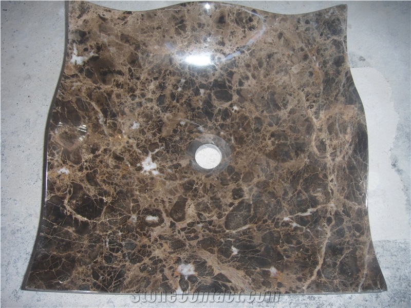 Wholesale Nature Colourful Marble Bathroom Sink With Foam