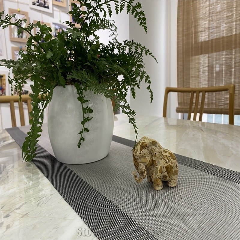 Terrazzo Elephant Crafts Accessories For Decoration Gift