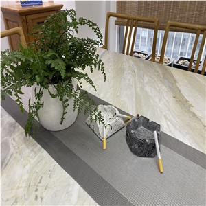 White Black Terrazzo Ashtray Crafts Accessories Decoration