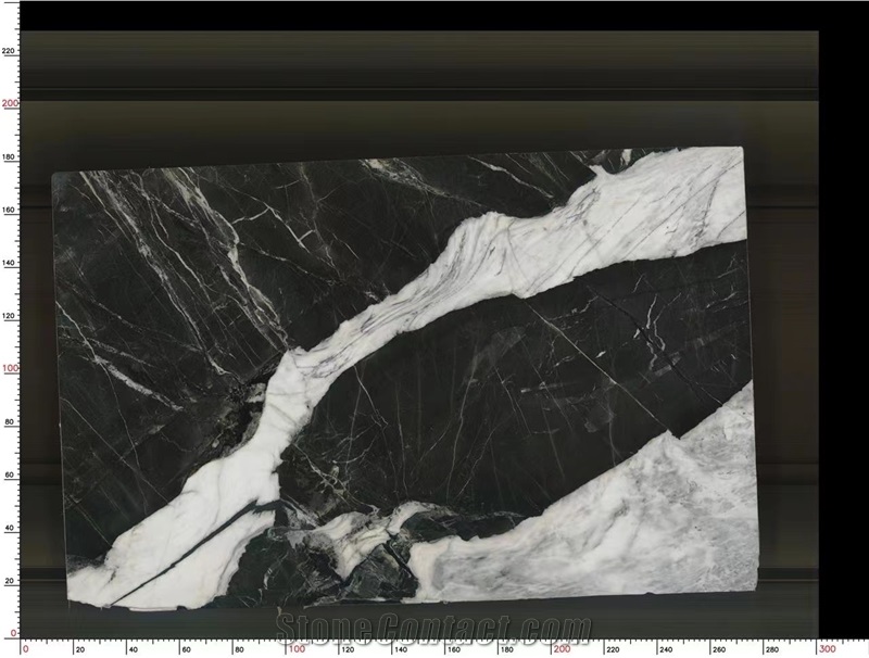 Calacatta Black Marble Bookmatching Slabs Wholesale Price