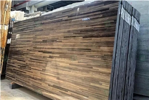 China Eramosa Obama Wooden Coffee Brown Marble Slabs