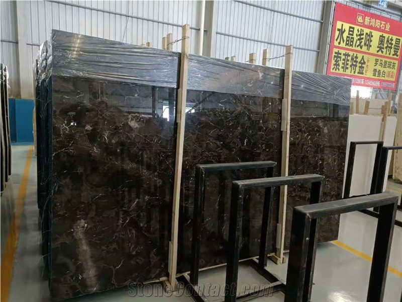 Chinese Dark Emperador Dark Brown Marble Cheap Price
