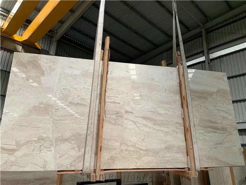 Daino Reale Beige Marble Slab With Competitive Factory Price