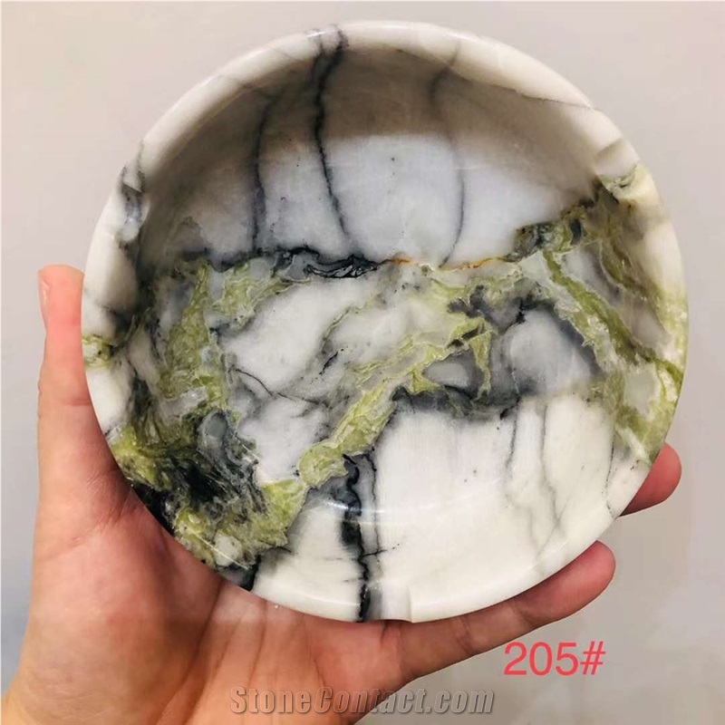 Green Marble Ice Emerald Ashtray Handicraft Home Accessories