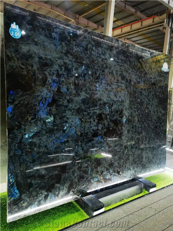 Lemurian Blue Granite Natural Granite Slabs Big Crystals