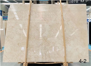New Arrival Rosalia Light Beige Marble Slab