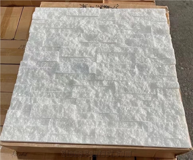 White Quartzite Cultured Stone Wallpanel Culturestone Veneer