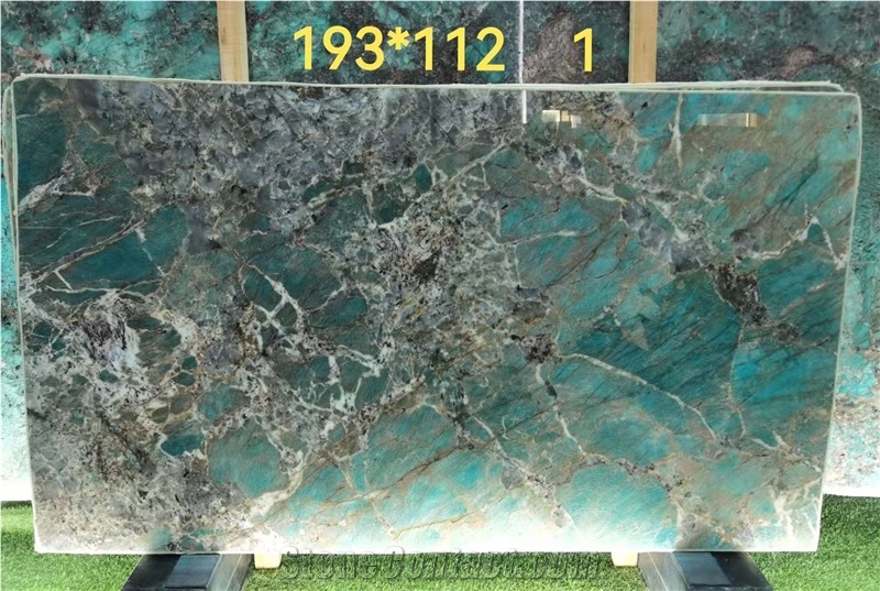 Green Luxury Stone Amazon Green For Wall Decoration Top