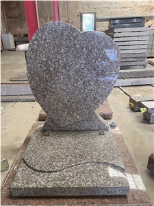 China G664 Pink Granite French Style Monuments