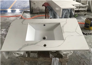 Quartz Artificial Stone Bath Countertops - Vanity Tops
