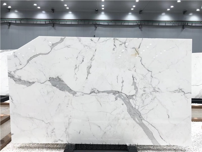 Bookmartch Marmi Bianco Calacatta White Marble Slab And Tile