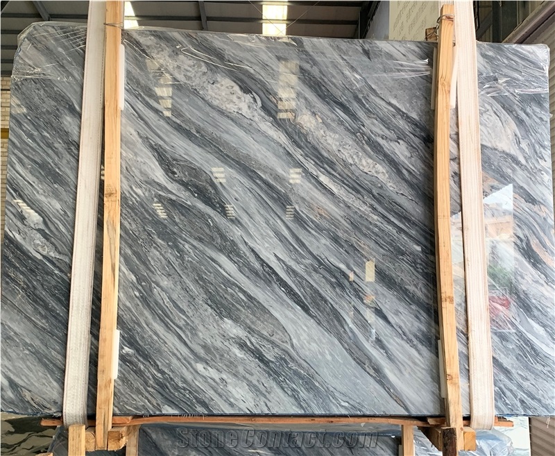Bookmatch Italy Florence Grey Marble,Bardiglio Carrara Slabs